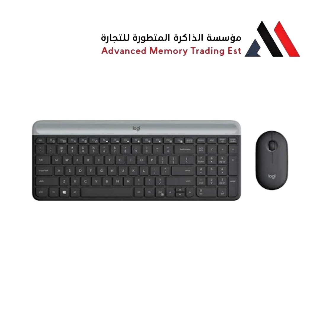 كيبورد لاسلكي وماوس Logitech Wireless Keyboard and Mouse MK470 كيبورد لاسلكي وماوس Logitech Wireless Keyboard and Mouse MK470