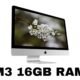 ابل اي ماك M3 رامات 16 جيجابايت فضي