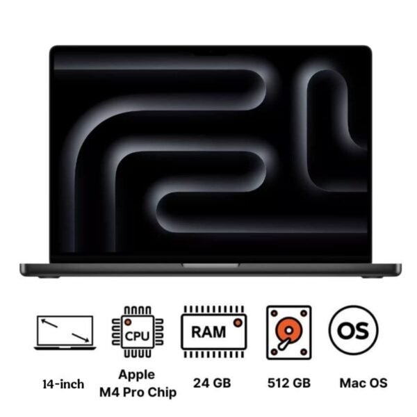 لاب توب ابل ماك بوك برو 14 اسود فلكي 512 جيجابايت 3