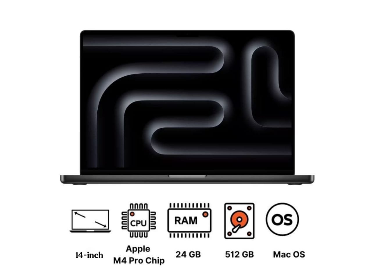 لاب توب ابل ماك بوك برو 14 اسود فلكي 512 جيجابايت 3 لاب توب ابل ماك بوك برو 14 اسود فلكي 512 جيجابايت 3